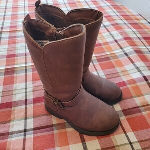 OshKosh B'gosh Brown Kids Boots with Buckle